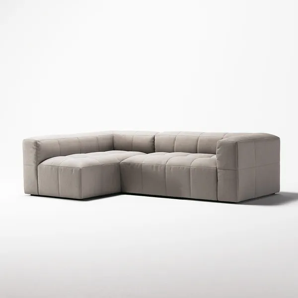 Mure 3-Sitssoffa Med Divan Vänster Sandshell Beige