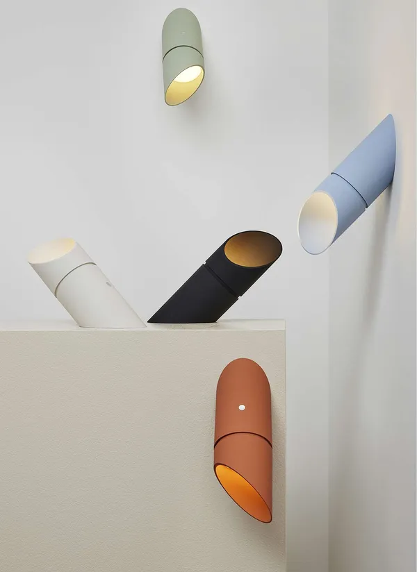 Phister Portabel Bordslampa LED Dusty Green Pöytävalaisin Kannettava Musta