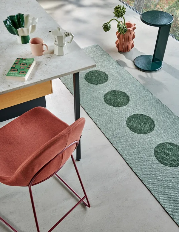 Vera Pop Matta 70x200 cm Leaf / Misty Mint