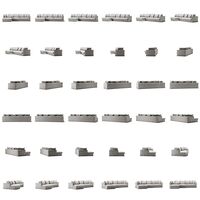 Stopning Til Le Grand Air 3-seter Sofa Lin Divan Venstre Ash Stripe