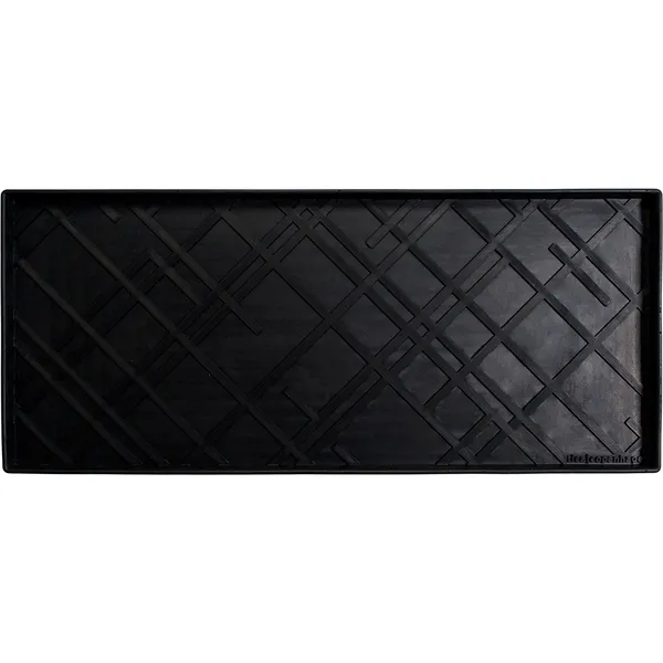 Lines Boot Tray 88x38 cm Black