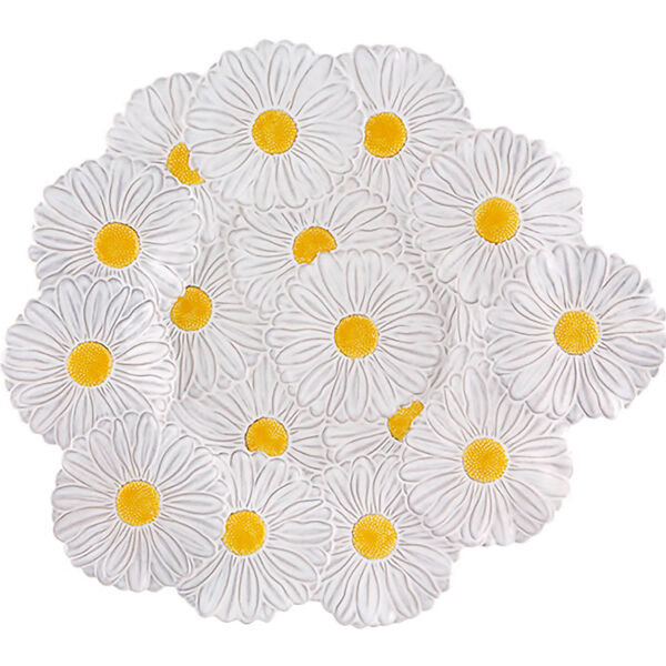 Maria Flor Tallerken 47 cm Hvid