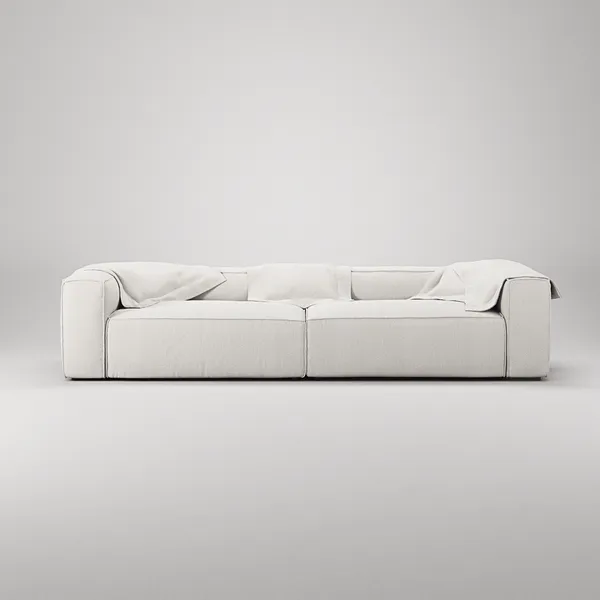 Grand Nelipaikkainen Sohva Steam White
