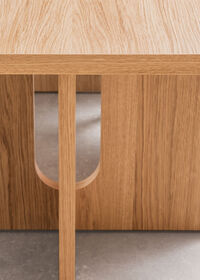 Androgyne Ruokapöytä Suorakulmainen Natural Oak 280x110 cm