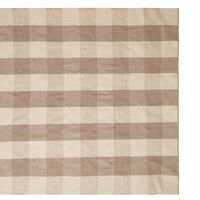 Checked Jute Matta 80x220 cm Beige/Natur