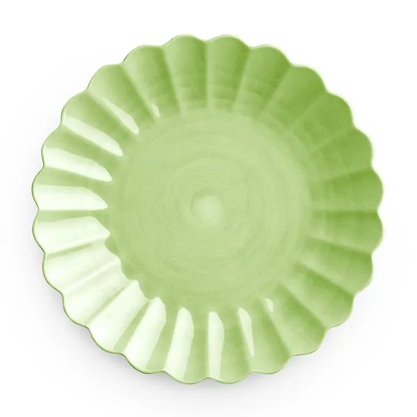 Oyster Tallerken Grøn 28 cm