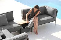 Conic 2-seters Sofa Høyre Modul Grey/AirTouch