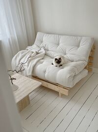 Roots 140 Sovesofa Med Madras Raw / Naturlig