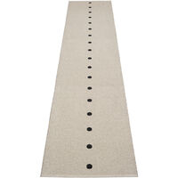 Peg Gulvteppe 70x360 cm Sort/Lin