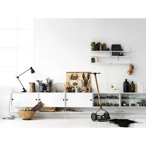 String Gavle Gulv 30x200 cm 1-pak Hvide