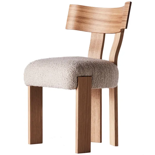 Alba Stol Ek / Bouclé Sand