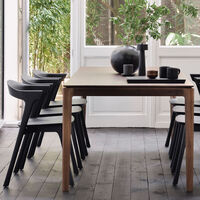 Bok Spisebord Mørkbeiset Teak 90x180 cm