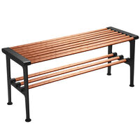 Nostalgi Bänk 100 cm Koppar / Svart