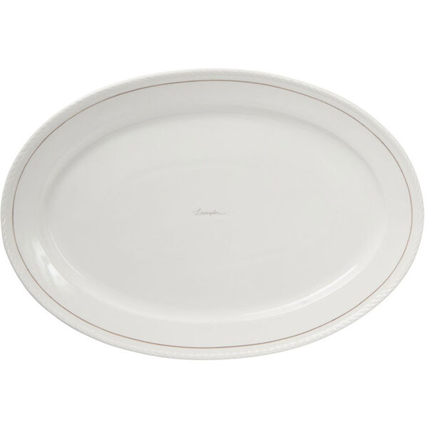 Lexington Porcelain Fat Oval Vit / Beige