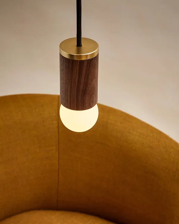 Knuckle Pendant Walnut