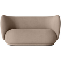 Rico Buclé 2-Seter Sofa Sand