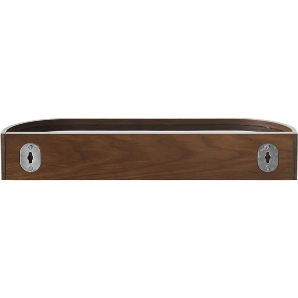Epoch Hylla 50 cm Mörkbetsad Ek / Svart