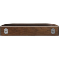 Epoch Hylla 50 cm Mörkbetsad Ek / Svart