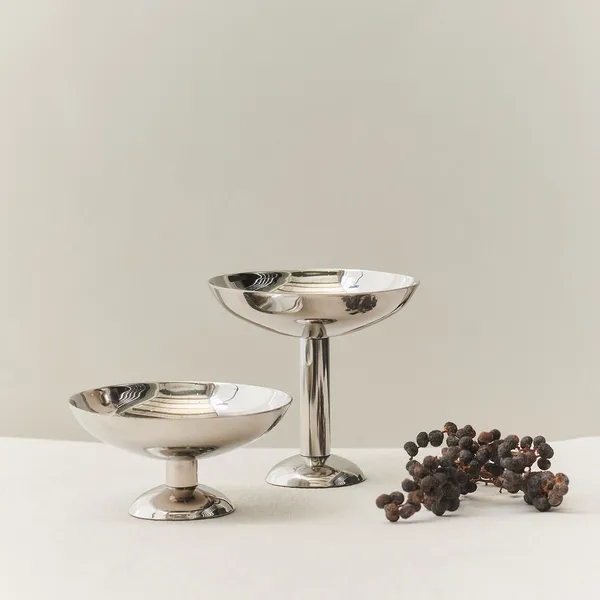 Metal Low Champagneglas 13 cl