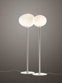 Gregg Media Floor Lamp E27 Graphite/White
