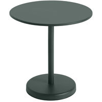 Linear Bord Stål Ø70 cm Mörkgrön