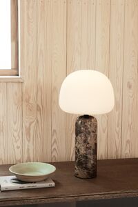 Kin Bordslampa Brun Marmor 40 cm