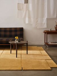 Basket Matto Yellow Ochre 180x180 cm