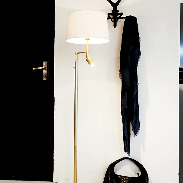 Orlando Golvlampa Antik/Beige
