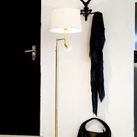 Orlando Golvlampa Antik/Beige