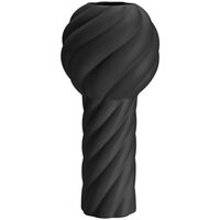 Twist Pillar Vase 34 cm Rød