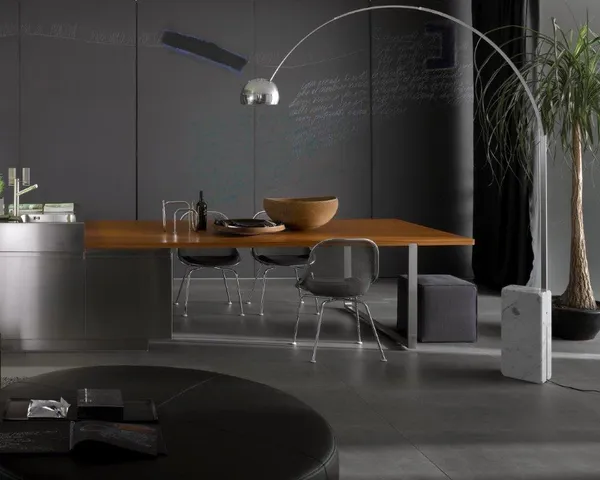 Arco Gulvlampe Marmor