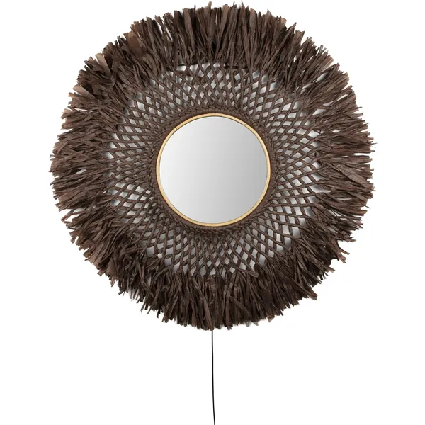 Boho Seinävalaisin Ruskea
