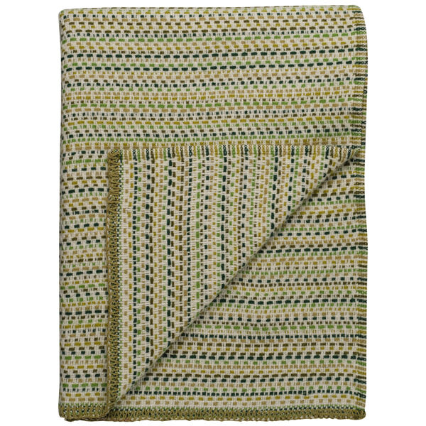 Juli Plaid Uld 150x200 cm Grøn
