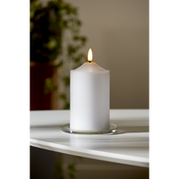 Flamme LED Pöytäkynttilä Valkoinen 15 cm