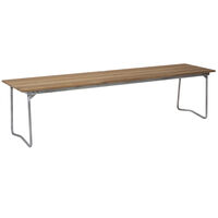 Bänk 9 170 cm Oljad Ek / Varmförzinkat Stål