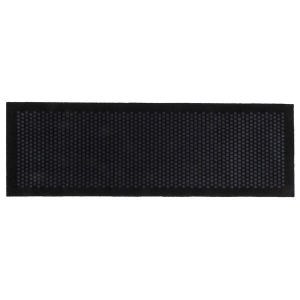 Dot Dörrmatta 67x200 cm Svart/Grå
