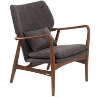 Chair Peggy Fabric Rough Grey