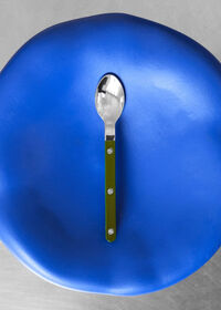 Bistrot Solid Espresso Spoon Fern Green