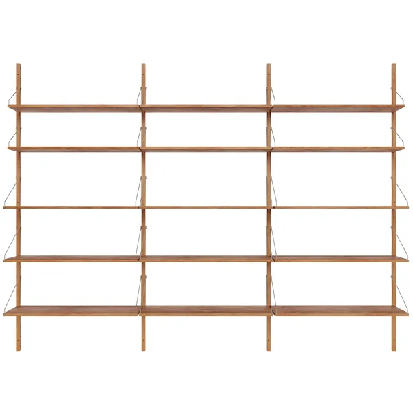 Library Hylle 185x2455 cm Eik