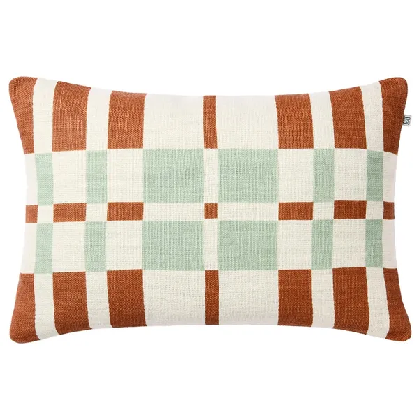 Avi Kuddfodral 40x60 cm Aqua / Apricot Orange