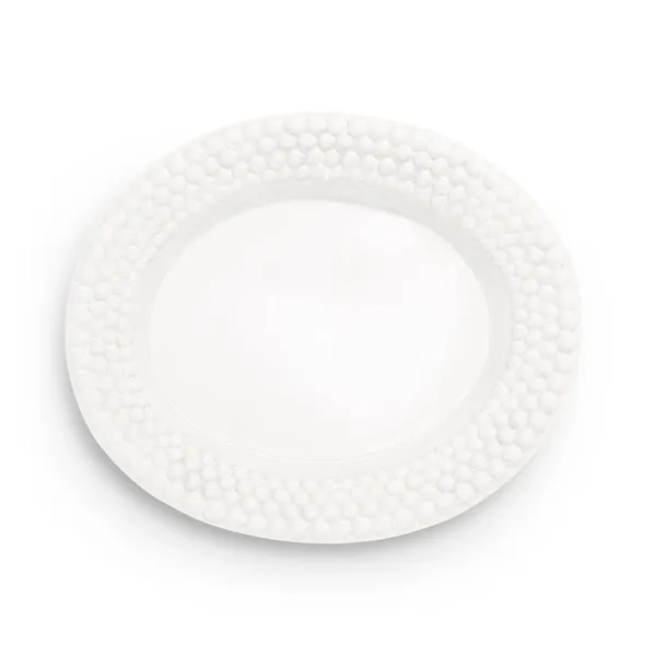 Bubbles Ovalt Fat 35 cm Vit