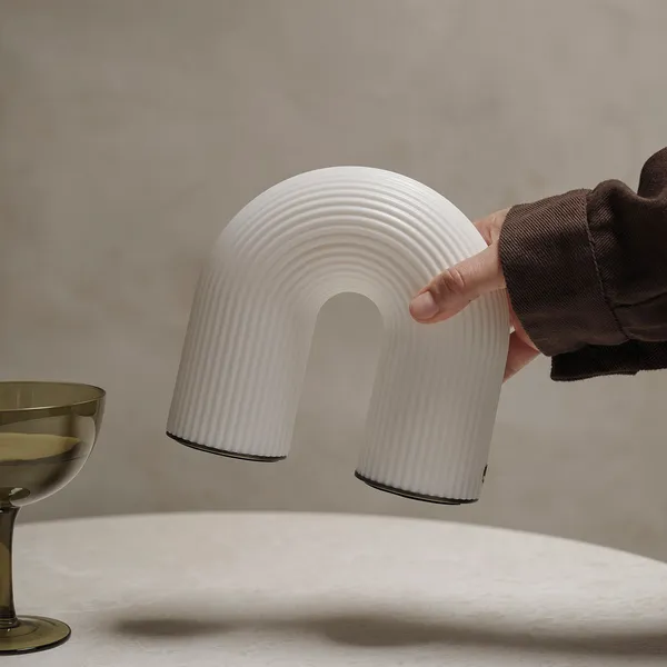 Vuelta Portabel Lampe Hvit