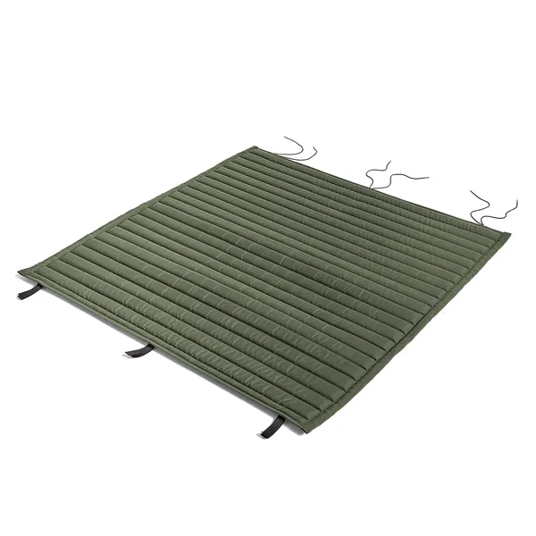 Palissade Dyna Quiltad Bänk Utan Armstöd Olive