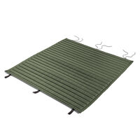 Palissade Dyna Quiltad Bänk Utan Armstöd Olive