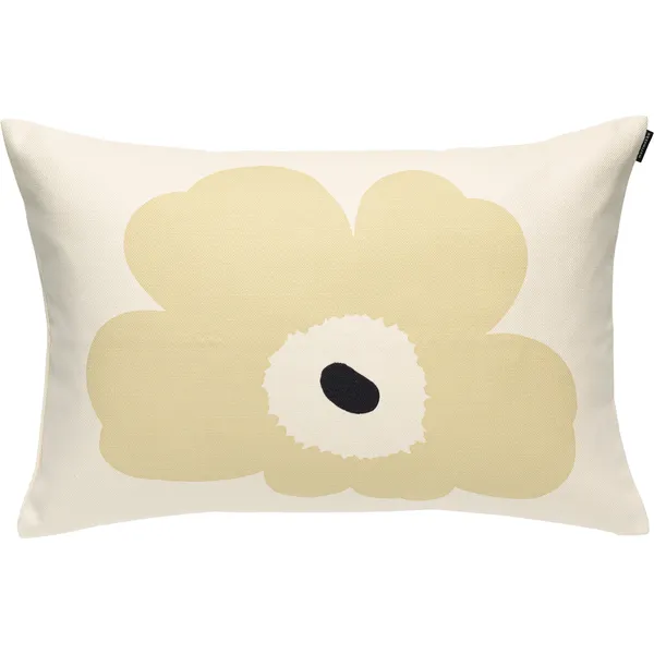Unikko Pudebetræk 40x60 cm Hvidt / Light Brown