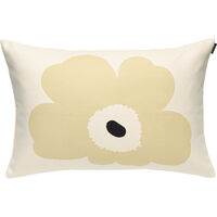 Unikko Pudebetræk 40x60 cm Hvidt / Light Brown