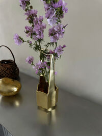 Ikebana Vas Mässing