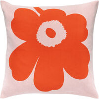 Unikko Kuddfodral 50x50 Cm cm Rosa / Orange Red