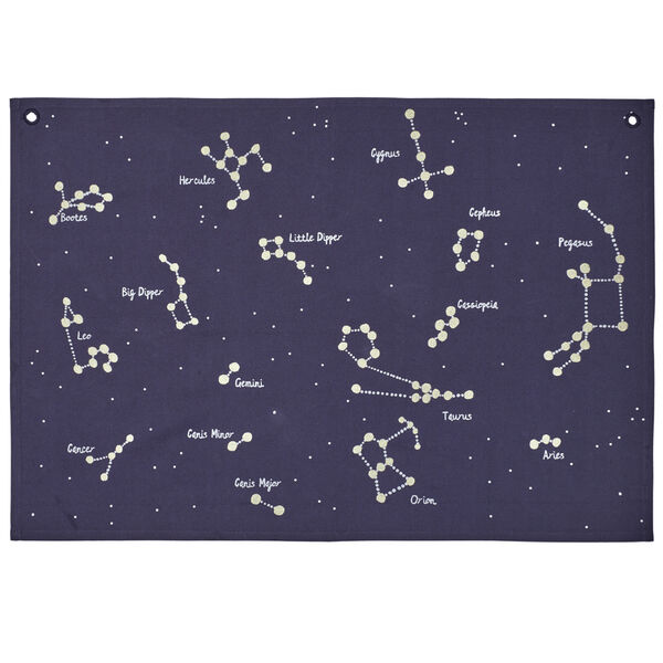 Wall Decoration - Constellation 100x70 cm Dark Blue
