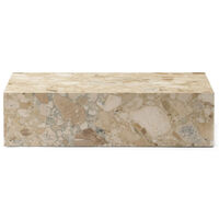 Plinth Low Sofabord 100x60 cm Kunis Breccia Marmor